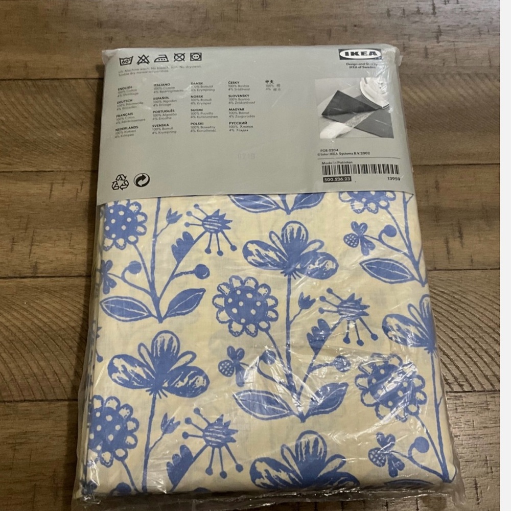 Ikea Alfrede Stor Katarina Brieditis Curtains 2 Panels 57 x 118" Bue White